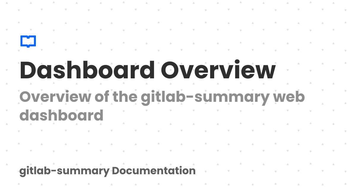 Dashboard Overview | Documentation