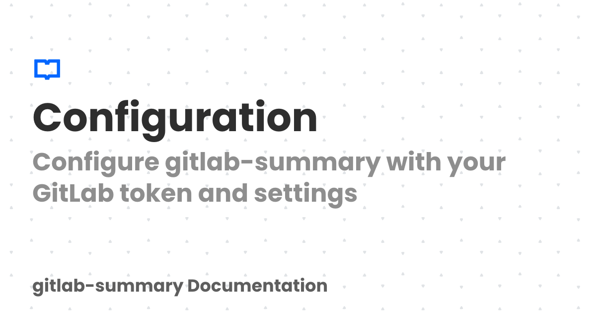 Configuration | Documentation